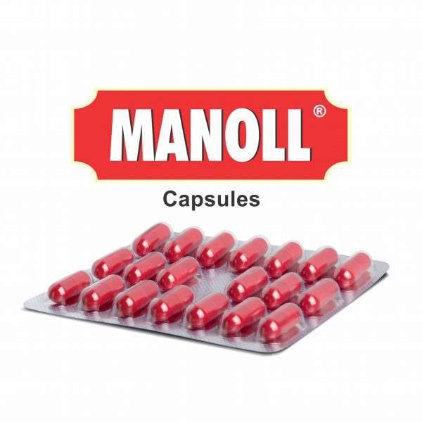 Charak Manoll Capsules - 20 Caps