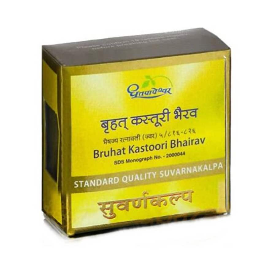 Dhootapapeshwar Bruhat Kastoori Bhairav Standard Quality Suvarnakalpa Tablet - 1 No