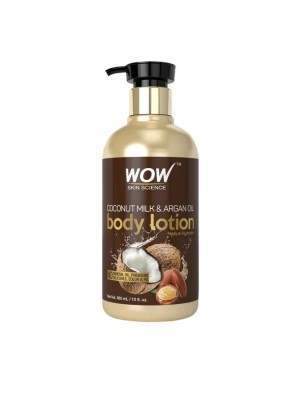 WOW Skin Science Coconut Milk & Argan Oil Body Lotion - Medium Hydration - 300 ml