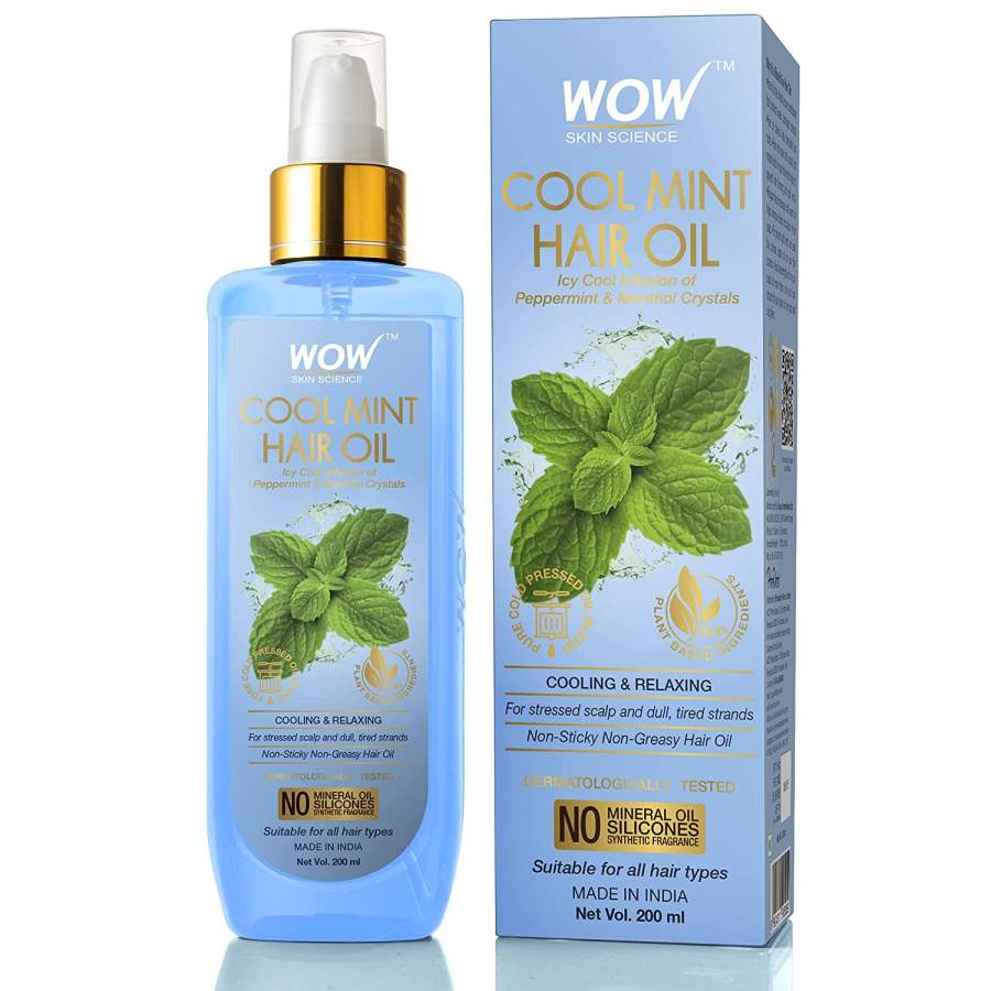 WOW Skin Science Cool Mint Hair Oil - 200 ML