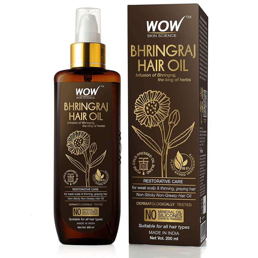WOW Skin Science Bhringraj Hair Oil - 200 ML