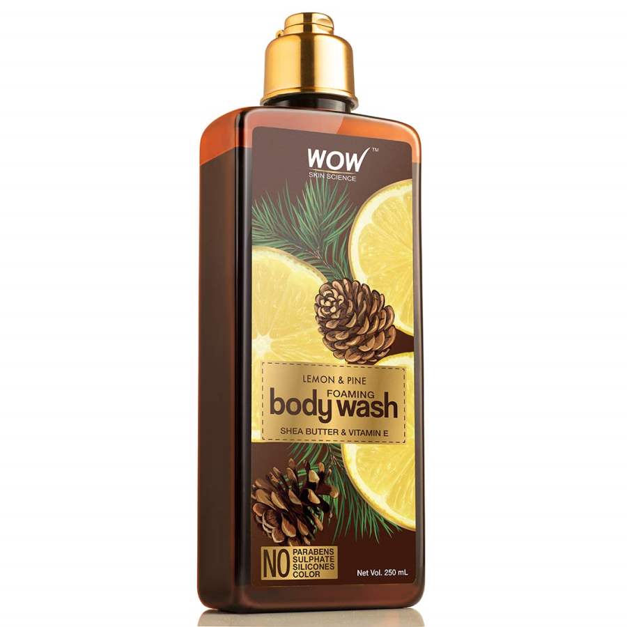 WOW Skin Science Lemon & Pine Foaming Body Wash - 250 ml