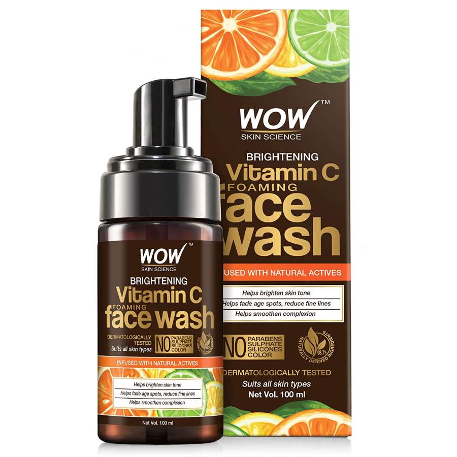 WOW Skin Science Brightening Vitamin C Foaming Face Wash - 100 ml