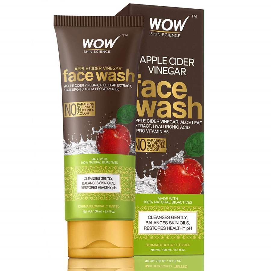 WOW Skin Science Apple Cider Vinegar Face Wash - 100 ML