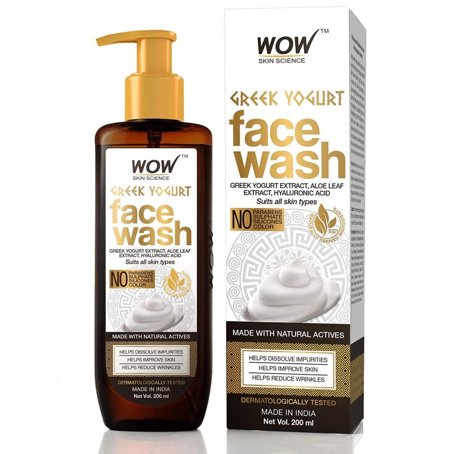 WOW Skin Science Greek Yoghurt Face Wash - 200 ML
