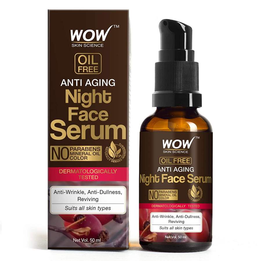 WOW Skin Science Anti Aging Night Face Serum - 50 ml