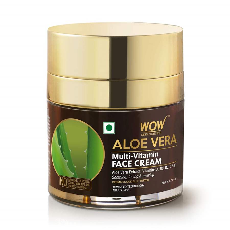 WOW Skin Science Aloe Vera Multi-Vitamin Face Cream - 50 ml