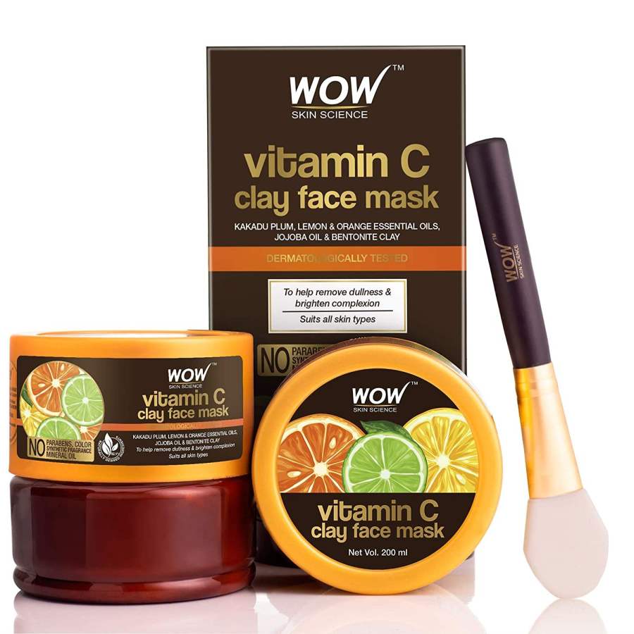WOW Skin Science Vitamin C Glow Clay Face Mask - 200 ML