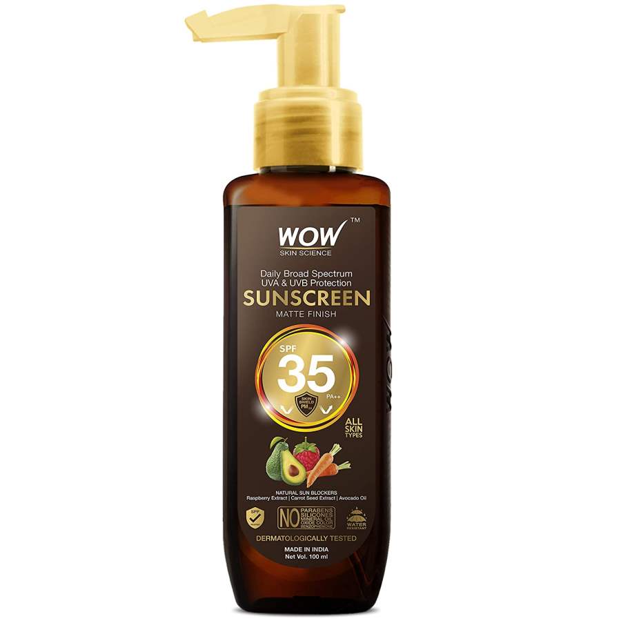 WOW Skin Science Sunscreen Matte Finish - SPF 35 PA++ - 100 ml