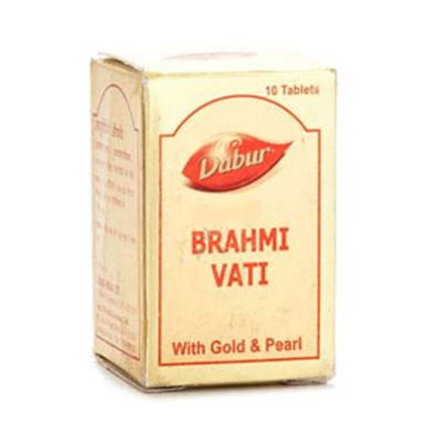Dabur Brahmi Vati with Gold and Pearl Tabs - 10 Caps