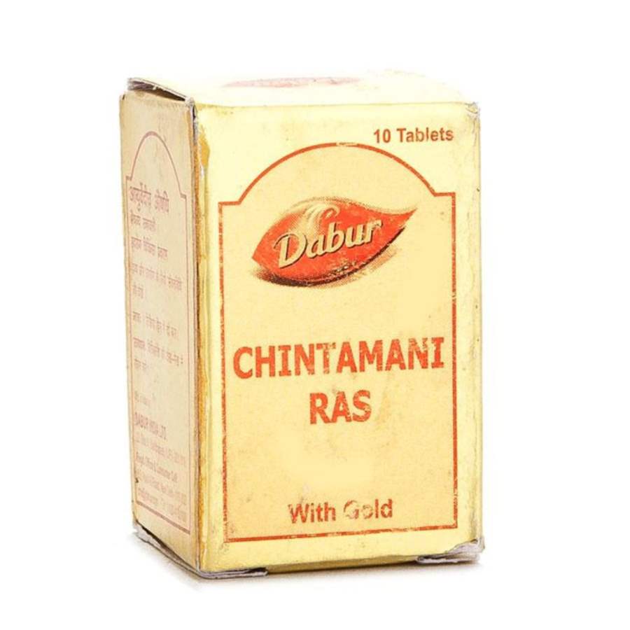 Dabur Chintamani Ras with Gold Tabs - 10 Tabs