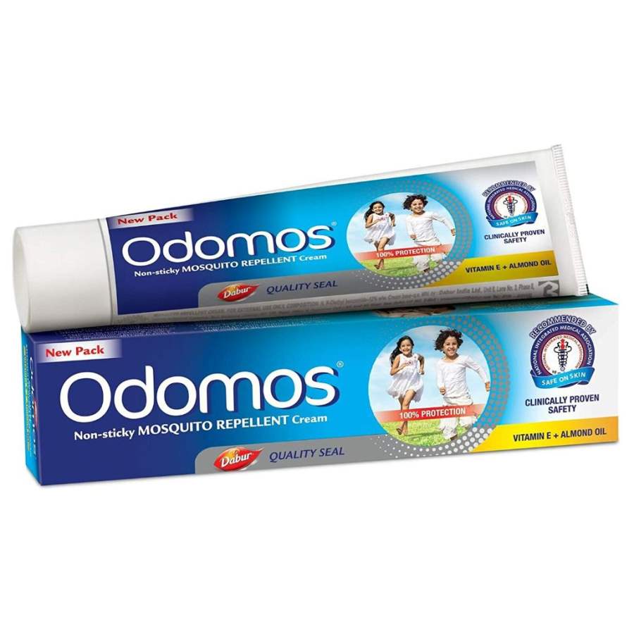 Dabur Odomos Non - Sticky Mosquito Repellent Cream - 100 GM
