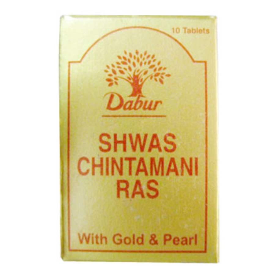 Dabur Shwas Chintamani Ras with Gold - 20 Nos (2 * 10 Nos)