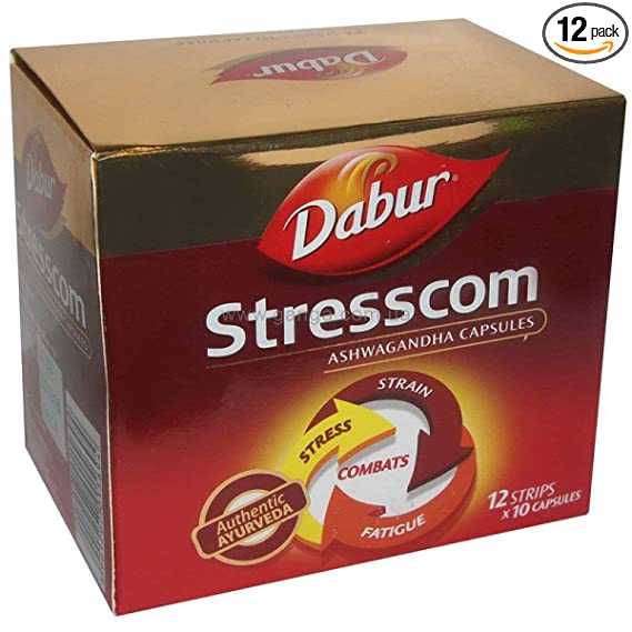 Dabur Stresscom Ashwagandha Capsule - 10 Caps