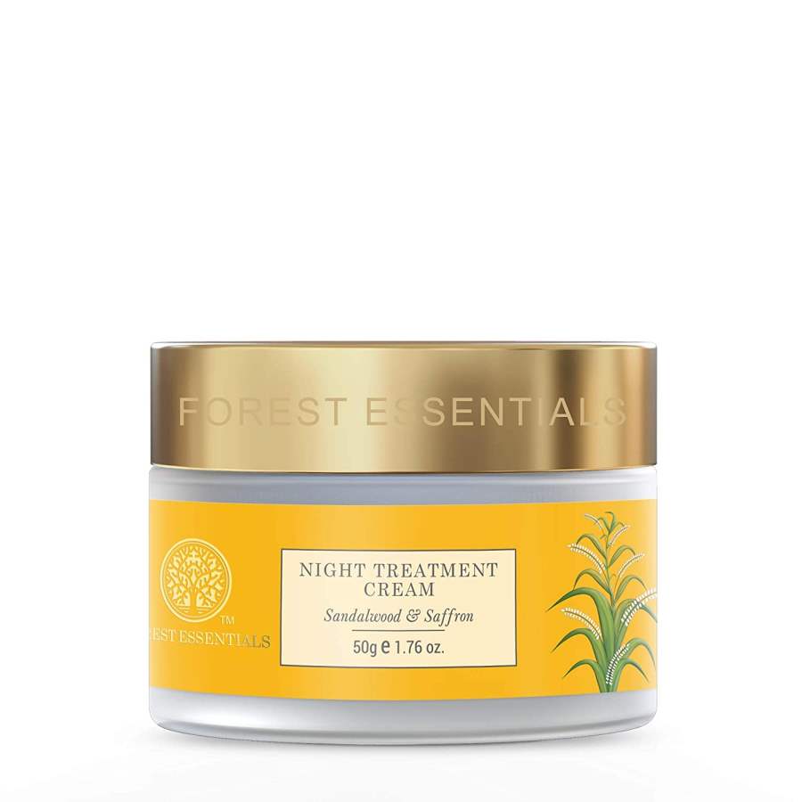 Forest Essentials Night Treatment Cream Sandalwood & Saffron (Night Cream ) - 50 g