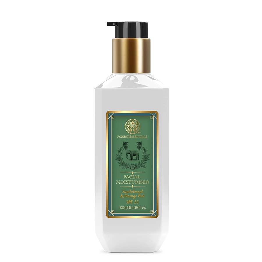Forest Essentials Hydrating Facial Moisturiser Sandalwood & Orange Peel (Face cream with SPF 25) - 130 ml
