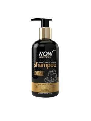 WOW Skin Science Activated Charcoal & Keratin Shampoo - 200 ML