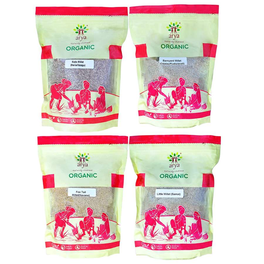 Arya Farm Millets Combo - 2 KG (Pack Of 4 * 500g )