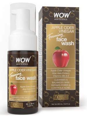 WOW Skin Science Apple Cider Vinegar Foaming Face Wash - 100 ML